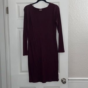 Midi sweater dress